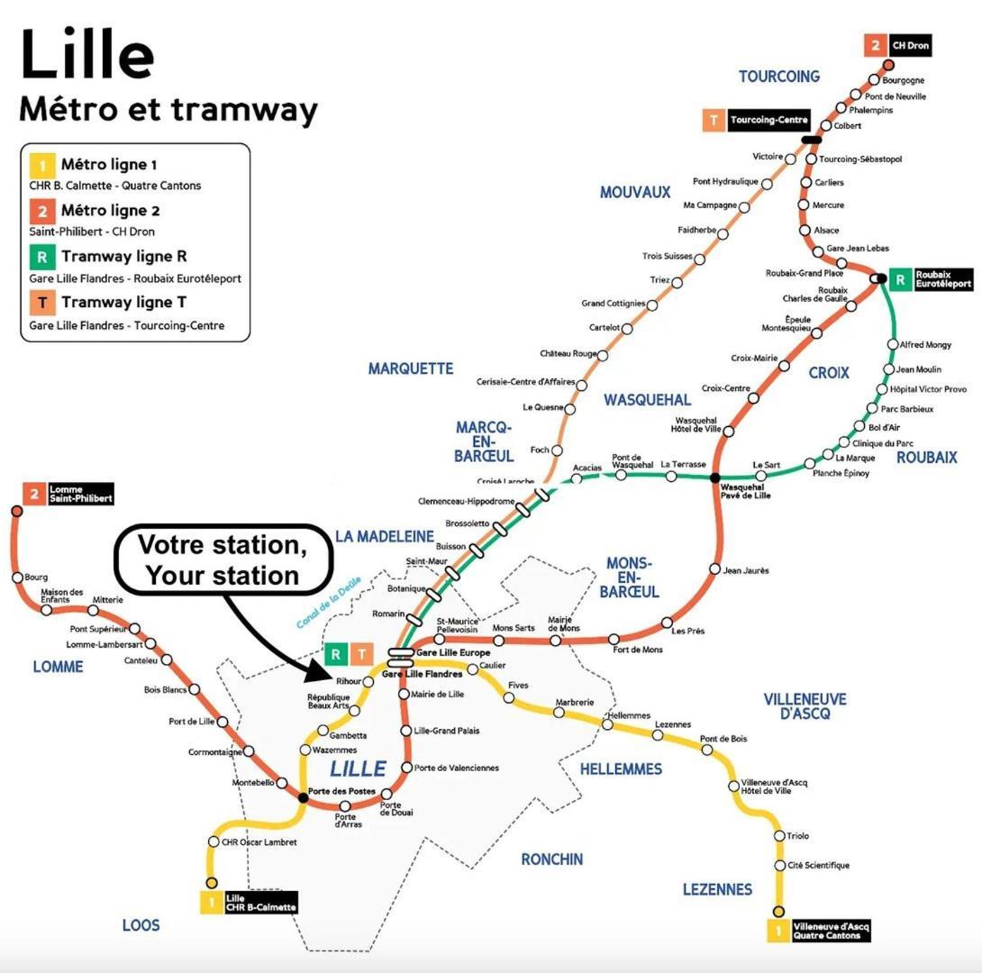 Vieux Lille Triplex De 100 M2 Apartment ภายนอก รูปภาพ